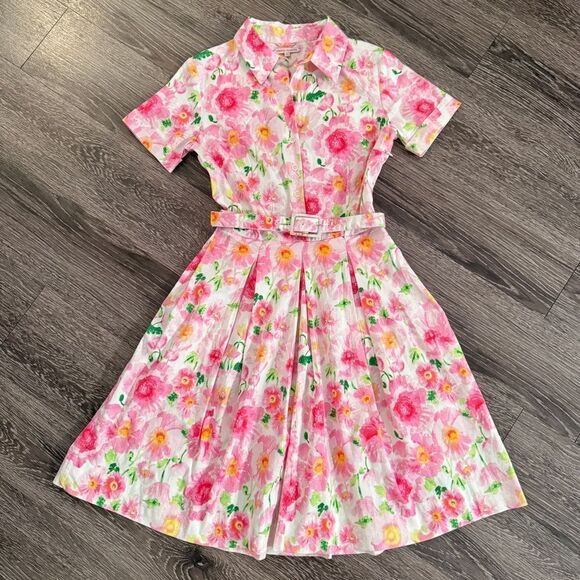 Frances Valentine Dresses & Skirts - France’s Valentine Isabella Belted Floral Dress
